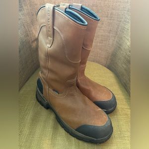 Red Wing Steel toe boots.  Worn one day.